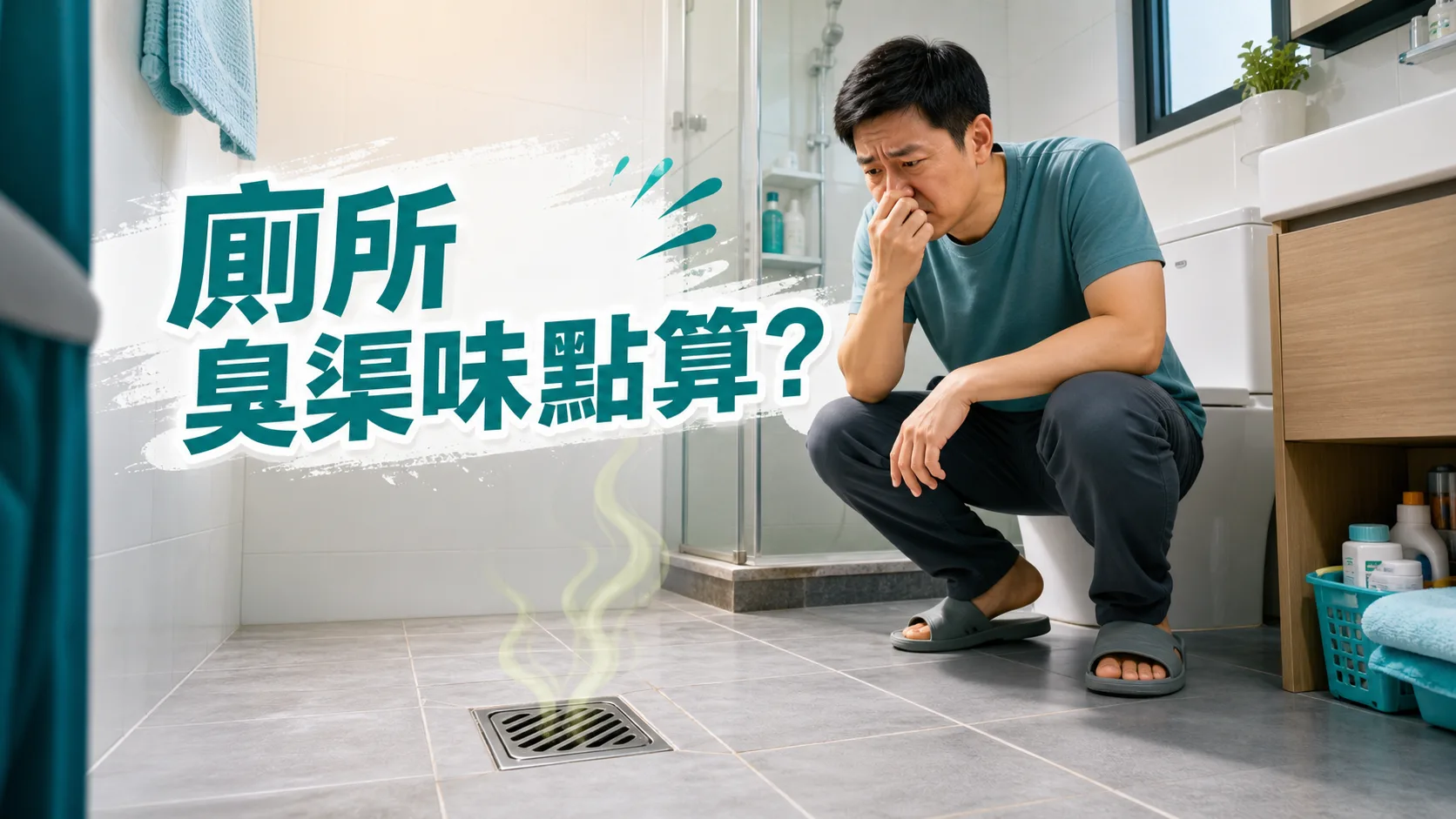廁所臭渠味點算?浴室去水口反味的真正原因