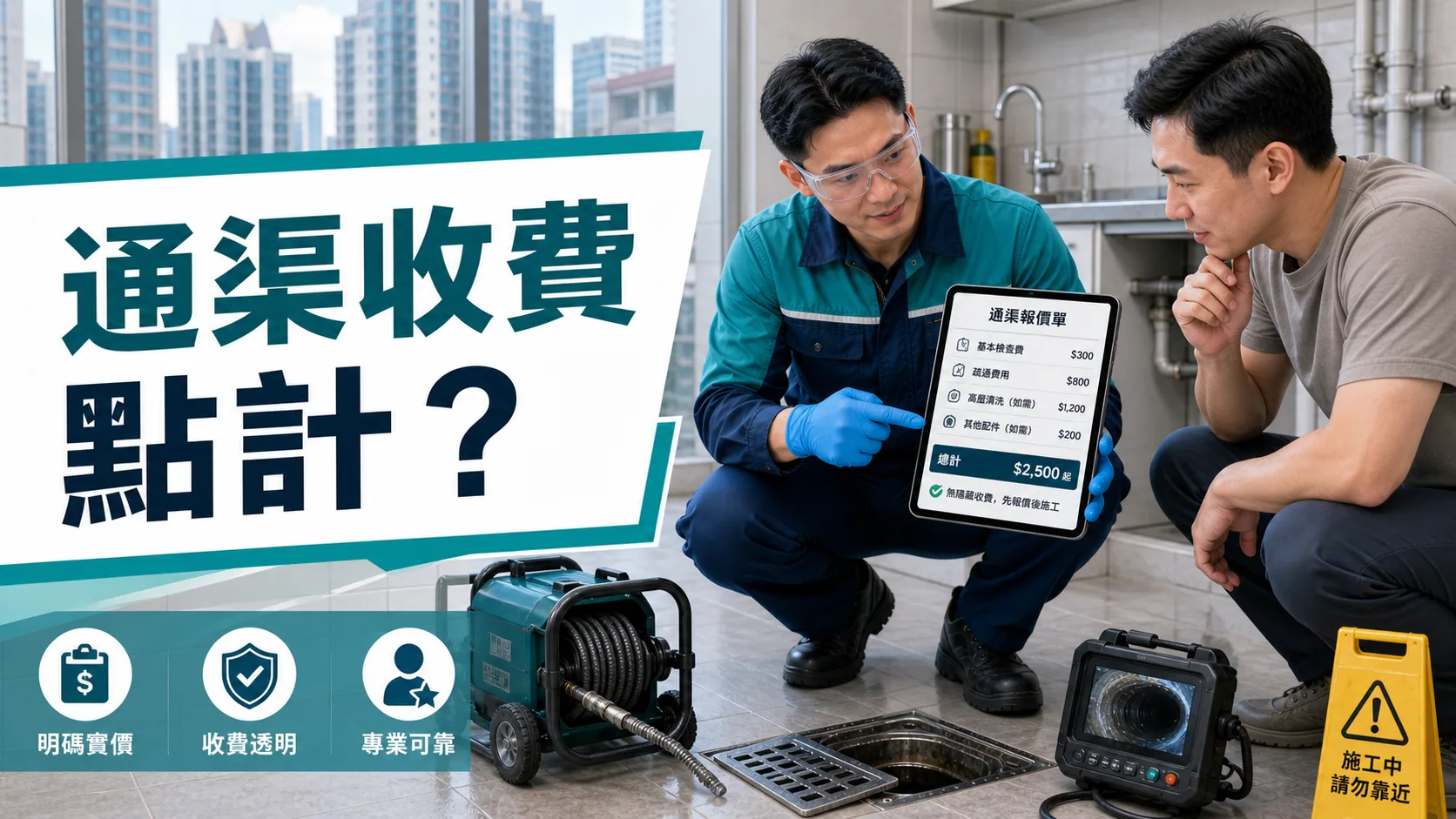 香港通渠收費點計?上門前要問清楚的 8 件事