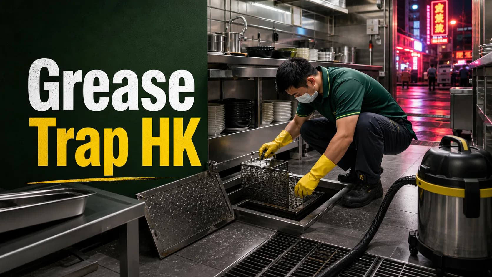 Grease Trap Cleaning in Hong Kong for Restaurants and Food Premises