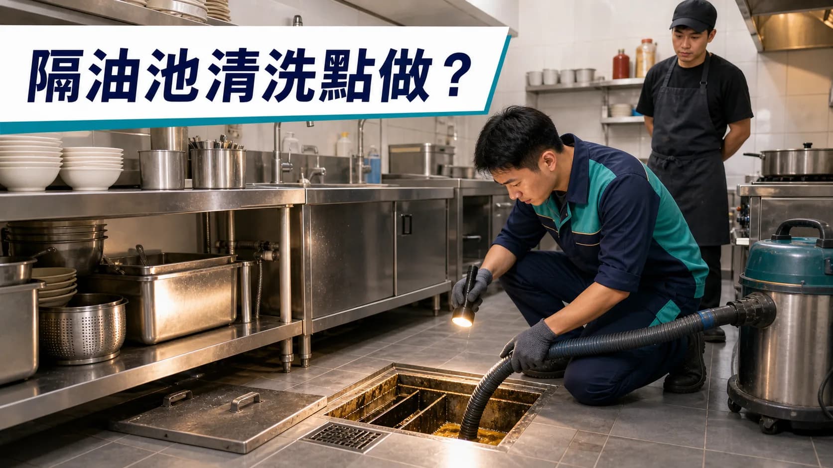 隔油池清洗點做?食肆油污塞渠保養指南