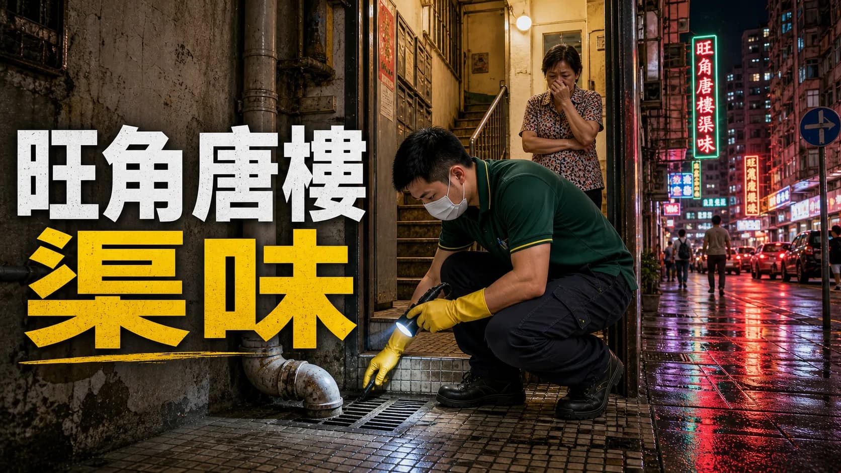 旺角唐樓渠反味:舊樓去水、總渠同防虹吸問題