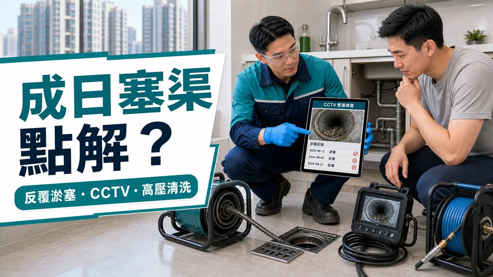 成日塞渠的 7 個原因:點解通完又塞?