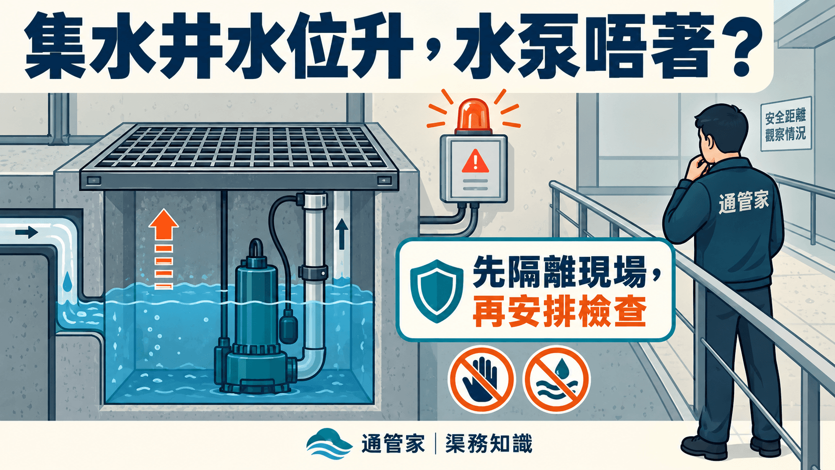 地下室集水井水泵唔著?水位上升時要檢查甚麼