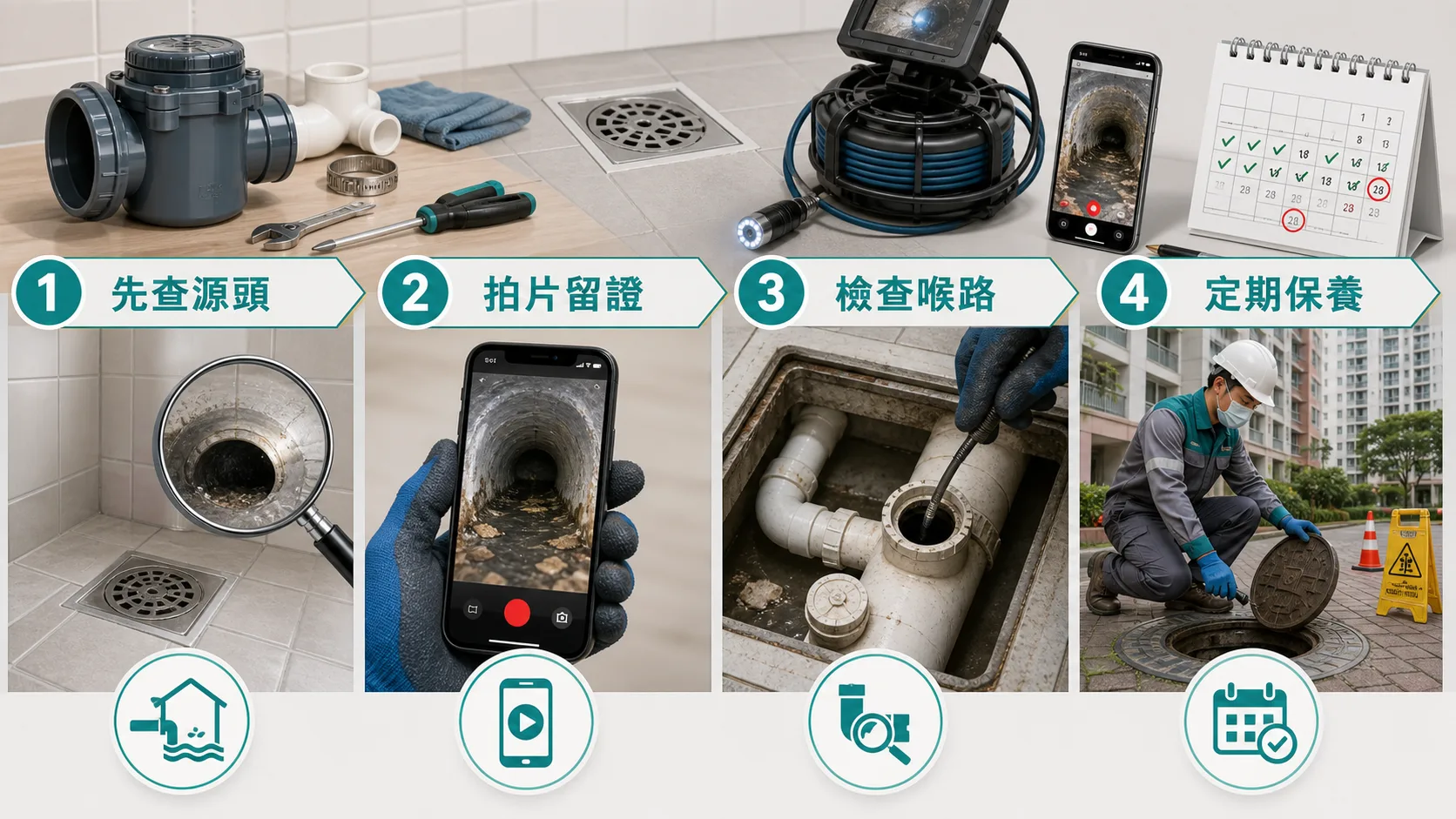 安裝污水倒灌止回閥前先查源頭、拍片留證、檢查喉路和定期保養
